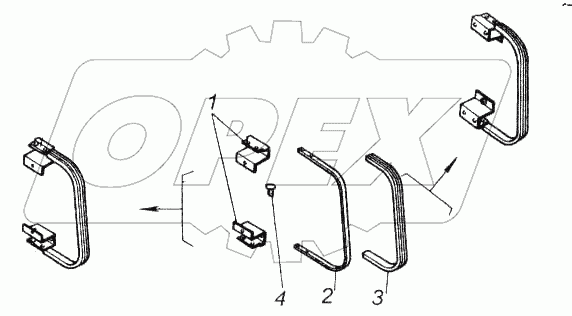 Ручка правая/левая