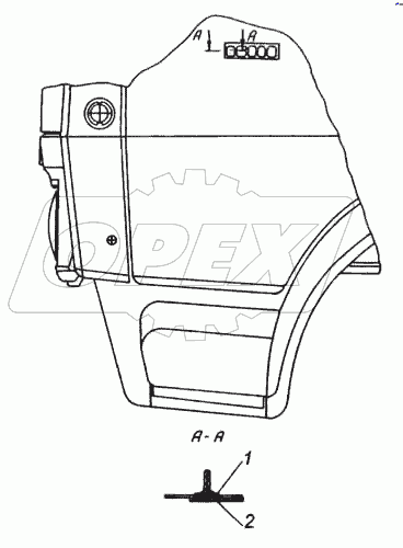 Установка заводских боковых знаков