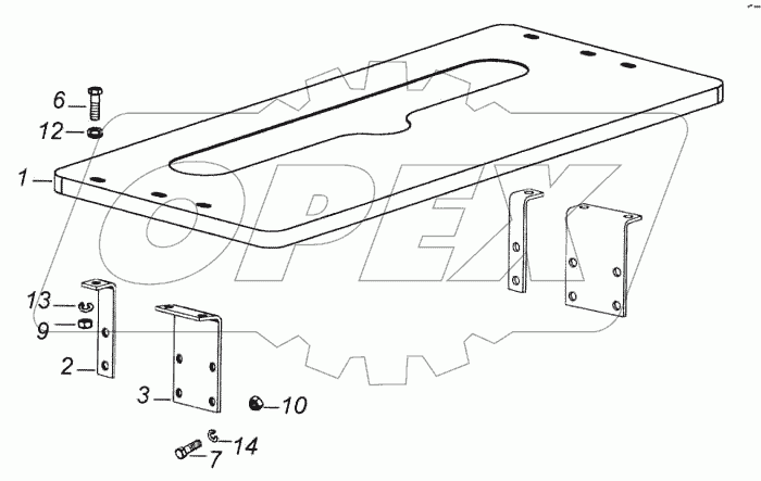 Установка настила рамы