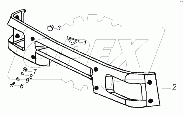 Установка панели фар