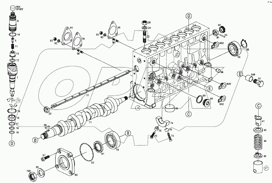 Топливоподкачивающий насос PE8P120A290/5RS7525