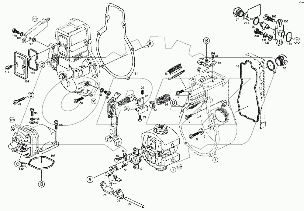 Центробежный регулятор PQV300...1100PA1485K