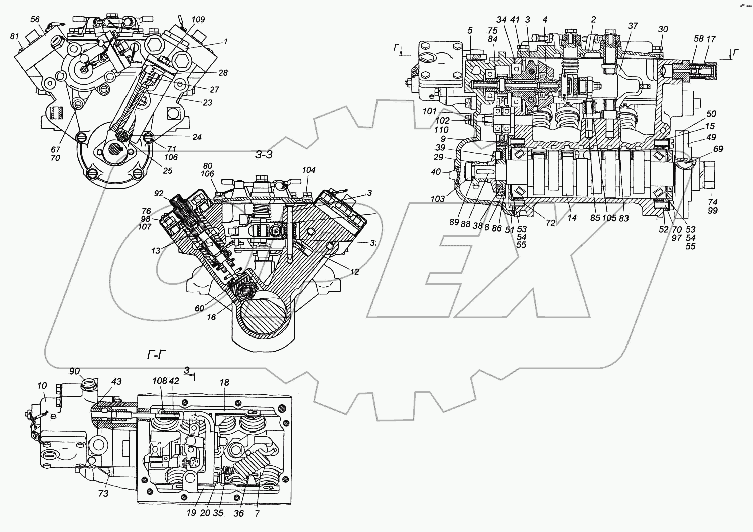 Насос топливный высокого давления