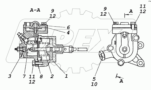 Корректор подачи топлива по наддуву