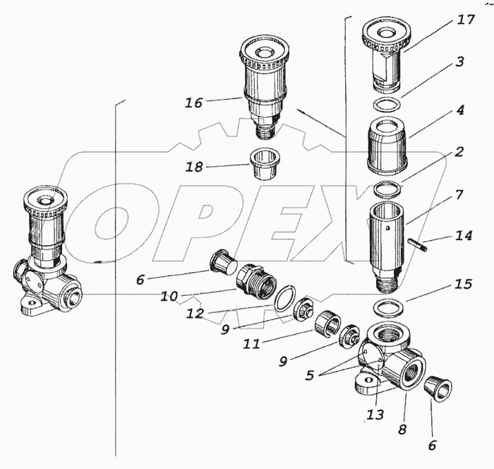 Насос предпусковой подачи топлива