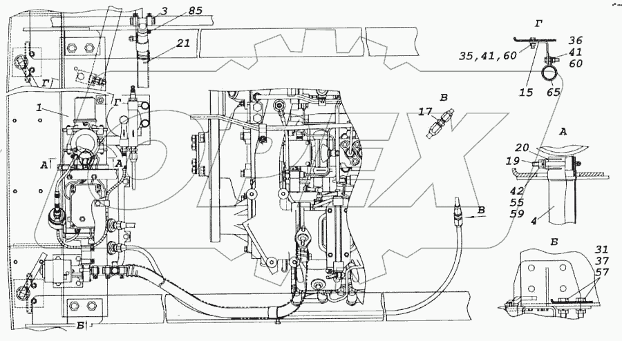 Установка подогревателя 14ТС-10