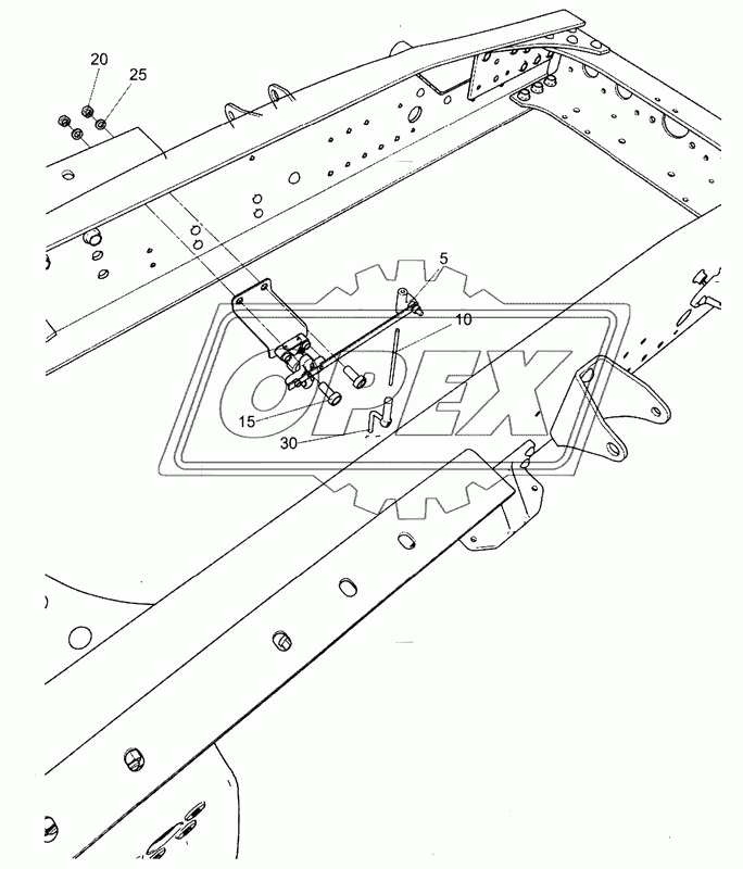 5490-4055002-30 Установка датчика положения кузова