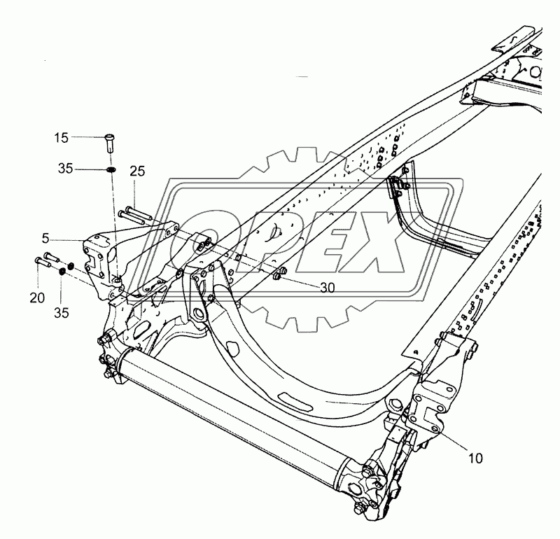 5490-5001002-20 Установка кронштейнов опорных