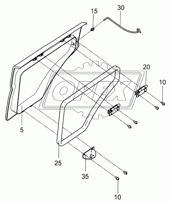 5490-8403040-10 Крышка ящика инструментального