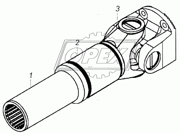 6520-2201015-10 Вал карданный