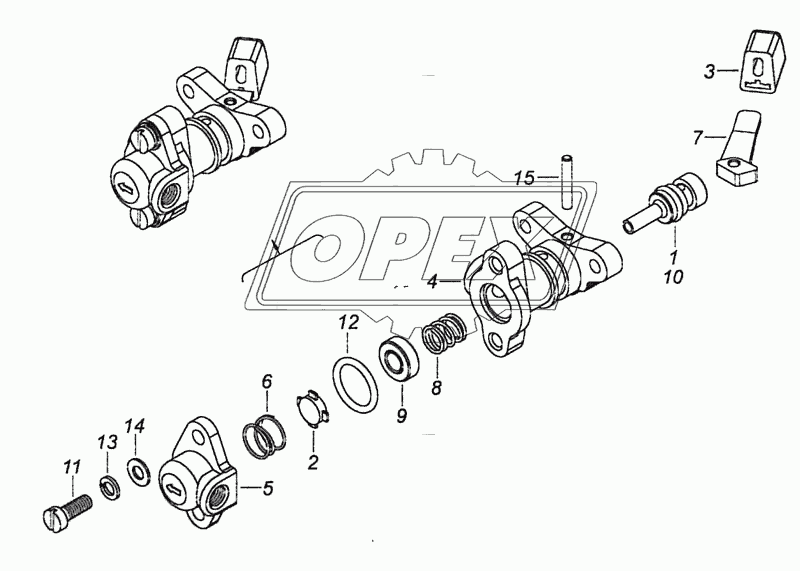 5320-2511060 Кран включения блокировки