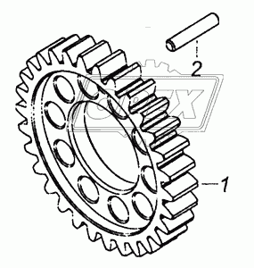 7406.1005031 Шестерня коленчатого вала