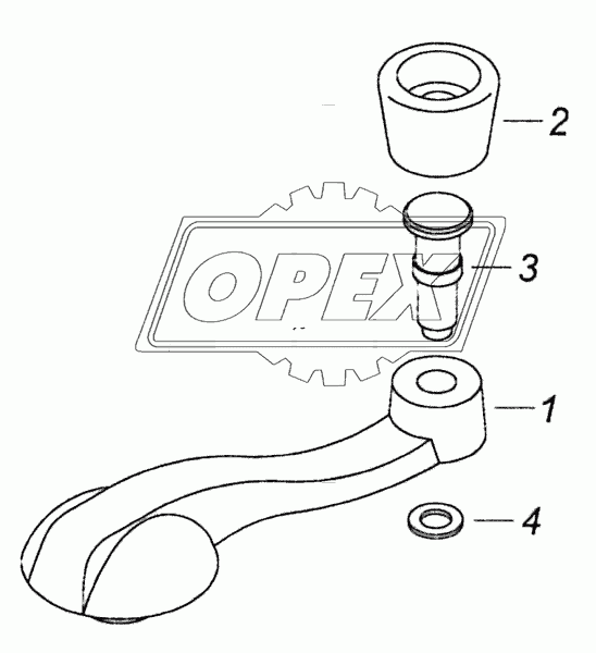 5320-6104060 Ручка стеклоподъемника