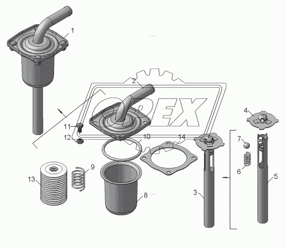 5511-8608310 Фильтр маслобака