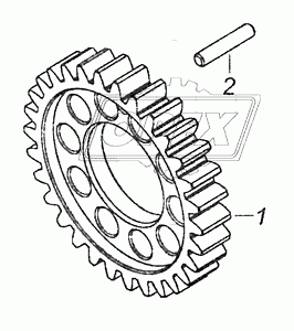 7406.1005031 Шестерня коленчатого вала