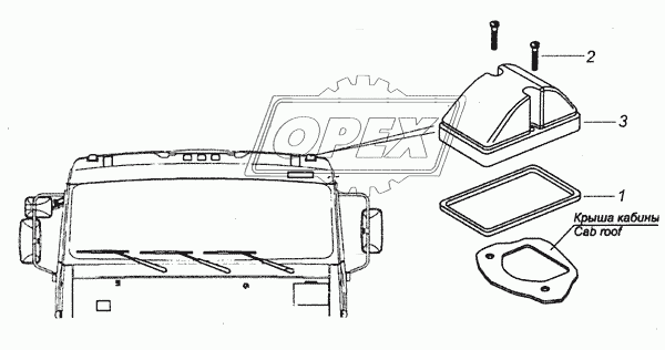 5425-3738002 Установка габаритных фонарей