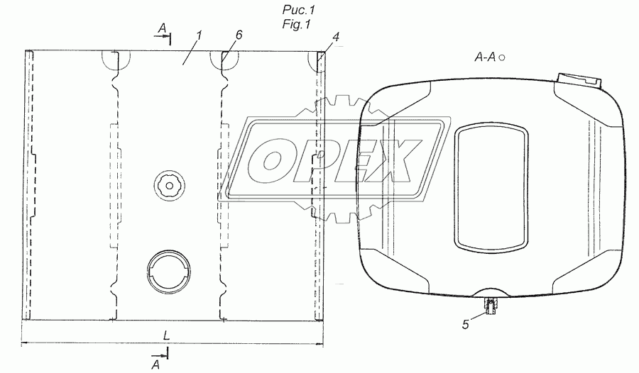 53215-1101010-05 Бак топливный