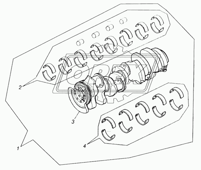Коленвал (комплекты для запасных частей)