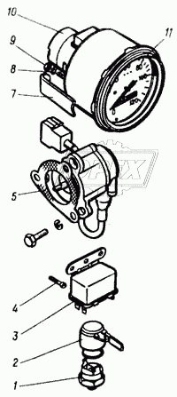 Выключатели и спидометр