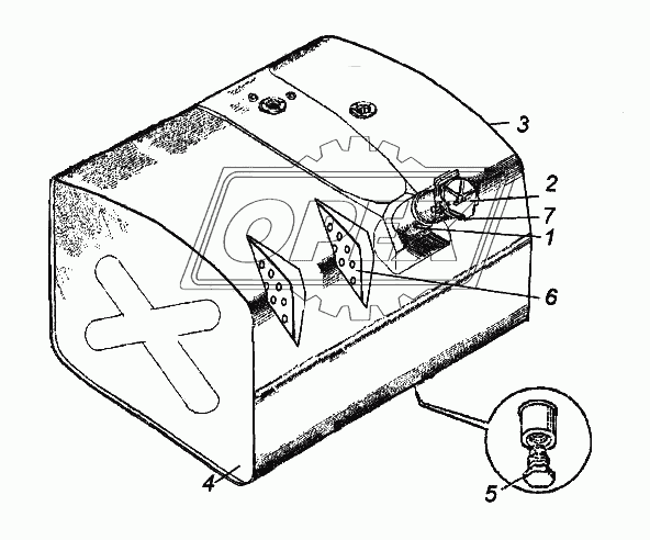 Бак топливный