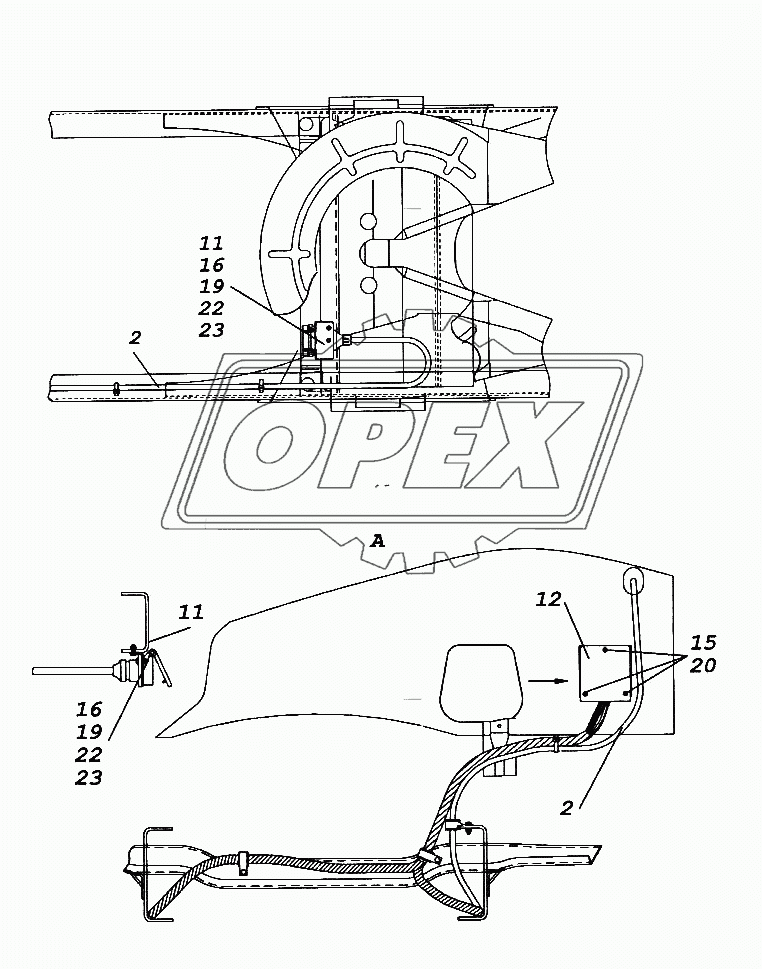 Установка кабелей АБС 2