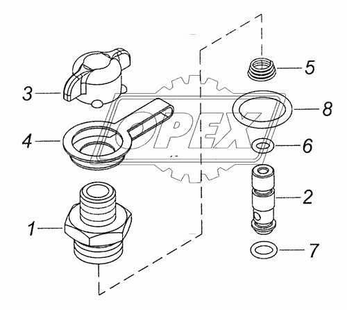 16-3515310 Клапан контрольного вывода