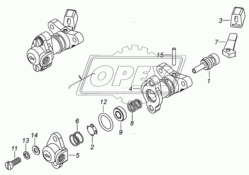 5320-2511060 Кран включения блокировки