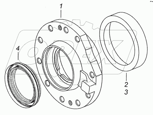 6520-2502050-01 Крышка подшипника