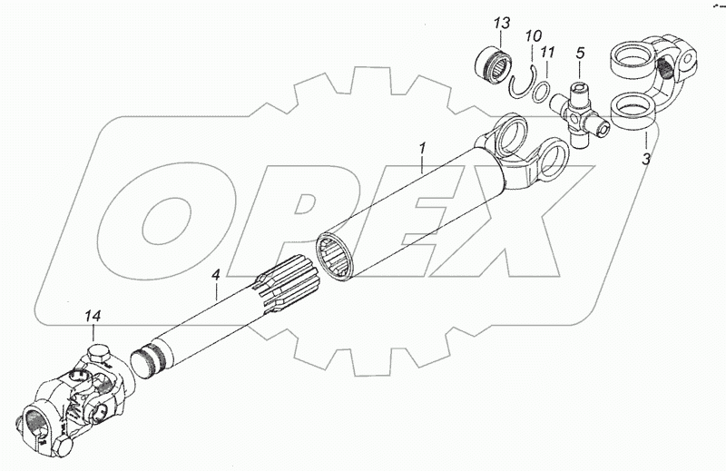 6520-3422010-31 Вал карданный