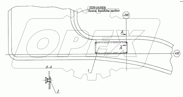 Установка заводской таблички 5320-3904001