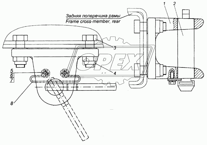 Установка буксирной вилки