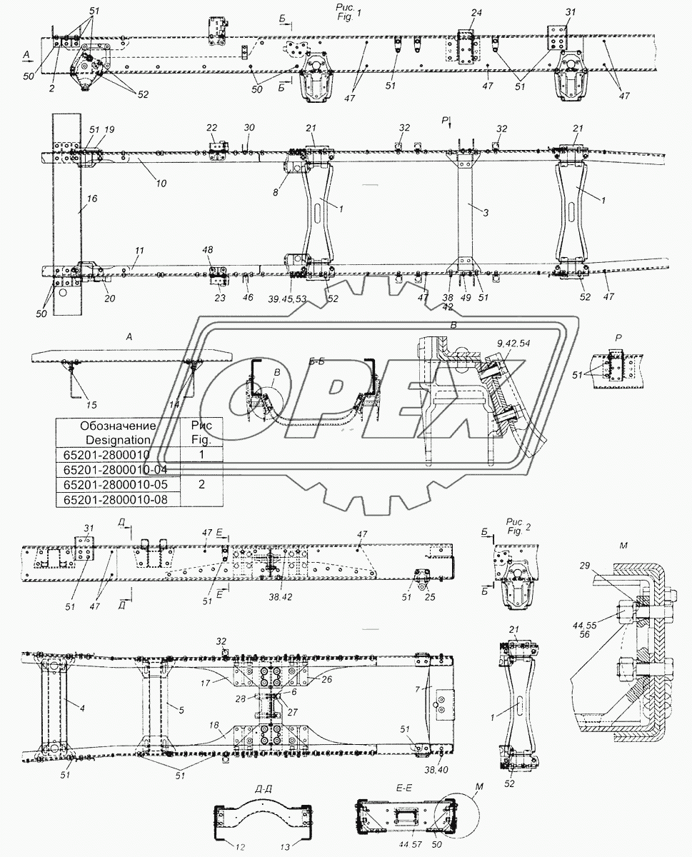 65201-2800010 Рама