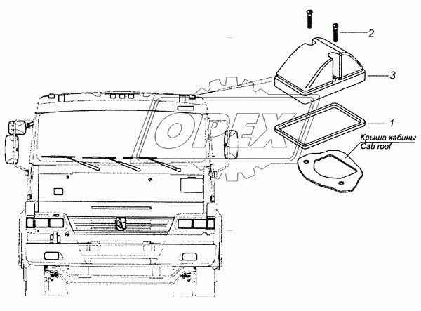 5425-3738002 Установка габаритных фонарей