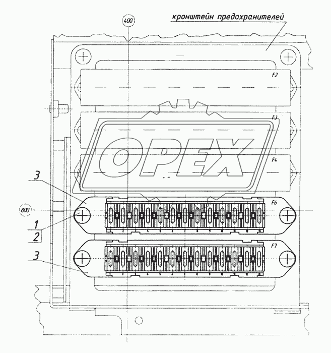 65115-4012001 Установка предохранителей