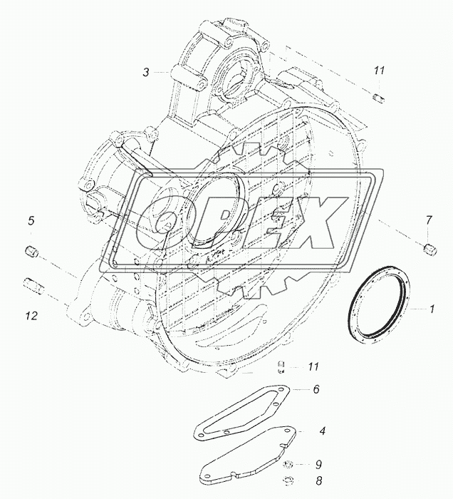 7406.1002310 Картер маховика