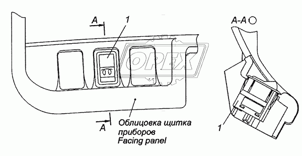 65115-3710007 Установка выключателя ЭФУ