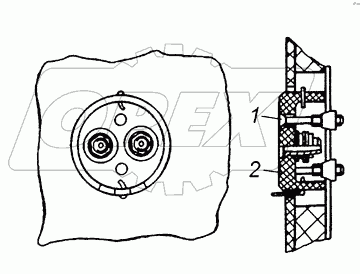 53205-3723005 Установка розетки переносной лампы