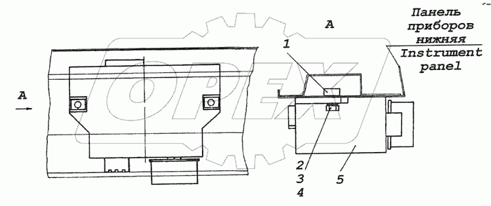 53205-3741090 Установка терморегулятора