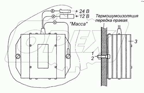 53215-3759001 Установка преобразователя напряжения