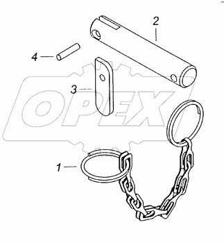 4310-5002074 Шпилька стопорная