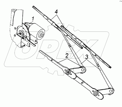 271.5205010 Стеклоочиститель электрический