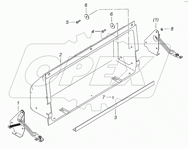 5320-5303012 Ящик вещевой