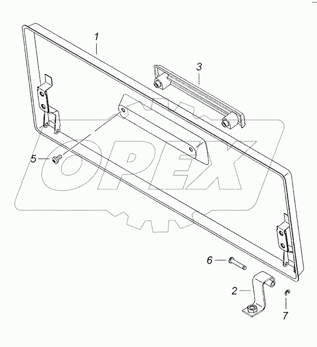 5320-5303020-01 Дверка вещевого ящика