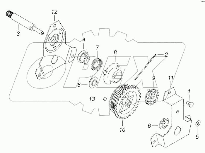 53205-6104030 Механизм стеклоподъемника двери