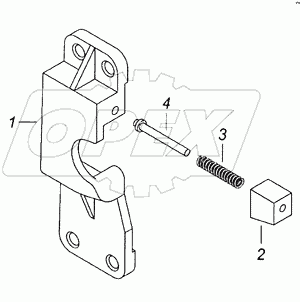 5320-6105035-10 Фиксатор замка левый
