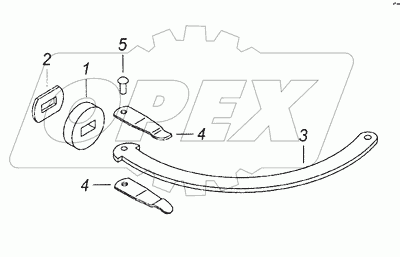 5320-6106083 Ограничитель двери
