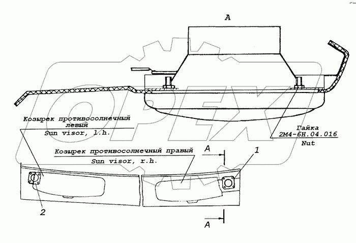 53215-7909001 Установка громкоговорителей