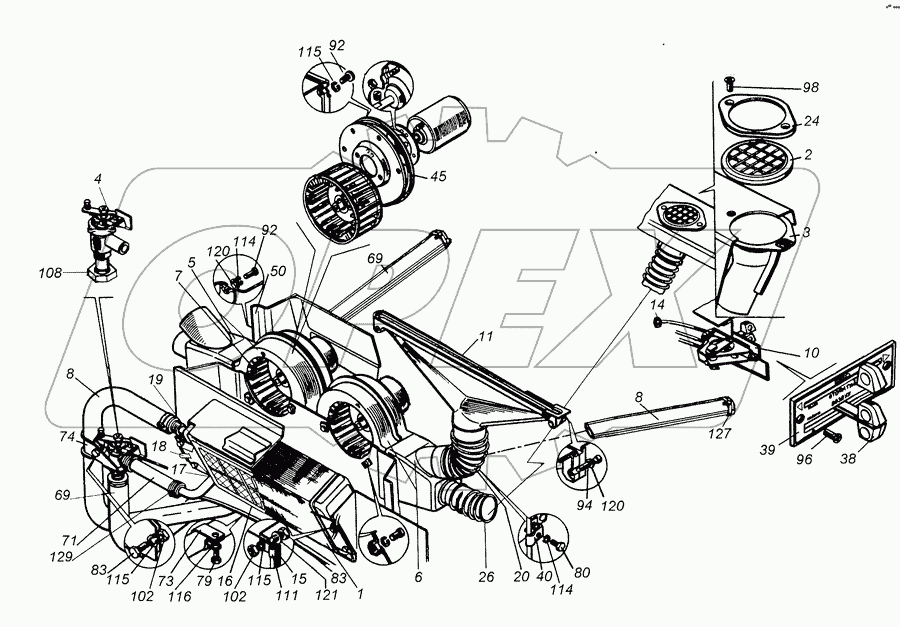 65226-8100005 Установка системы отопления