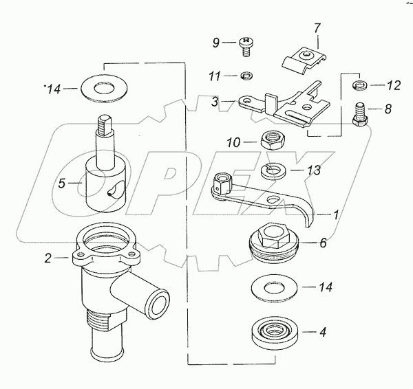 5320-8105160 Кран отопления