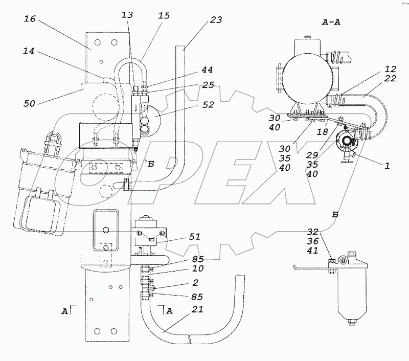 6460-8106005 Установка подогревателя